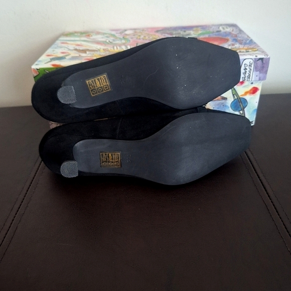 NIB- Jeffrey Campbell Linnae Suede Horsebit Heels - Picture 10 of 11